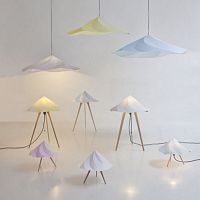 Table lamp CHANTILLY oakplywoodpolypropylene