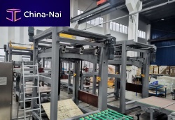High level infeed palletizer palletautomatic