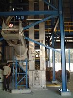 Industrial bucket elevator TECconstructionfor the cement industrybelt