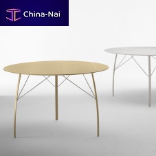 Contemporary dining table SOSPESO Owoodenwooden baseoval