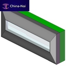Diffuse reflective photoelectric sensor iC-LO rectangularinfrared