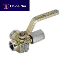 Plug valve levershut-offstraight