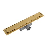 Stainless steel linear shower drain A862-Lbrushed stainless steelhigh-resistancecontemporary