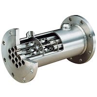 Multi-tube heat exchanger Kenicsliquid/liquidgas/liquidfor the food industry