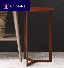 Contemporary side table FRUITwoodentriangularhome