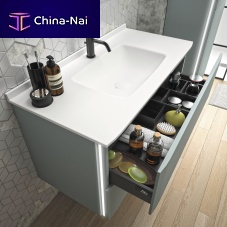 Double washbasin cabinet SAXOwall-hungwoodencomposite